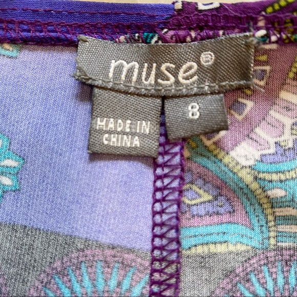 Muse Geometric Dress - Picture 6 of 7